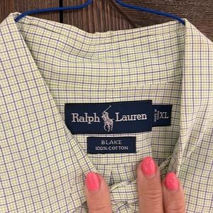 Mens Ralph Lauren shirt sleeve button up